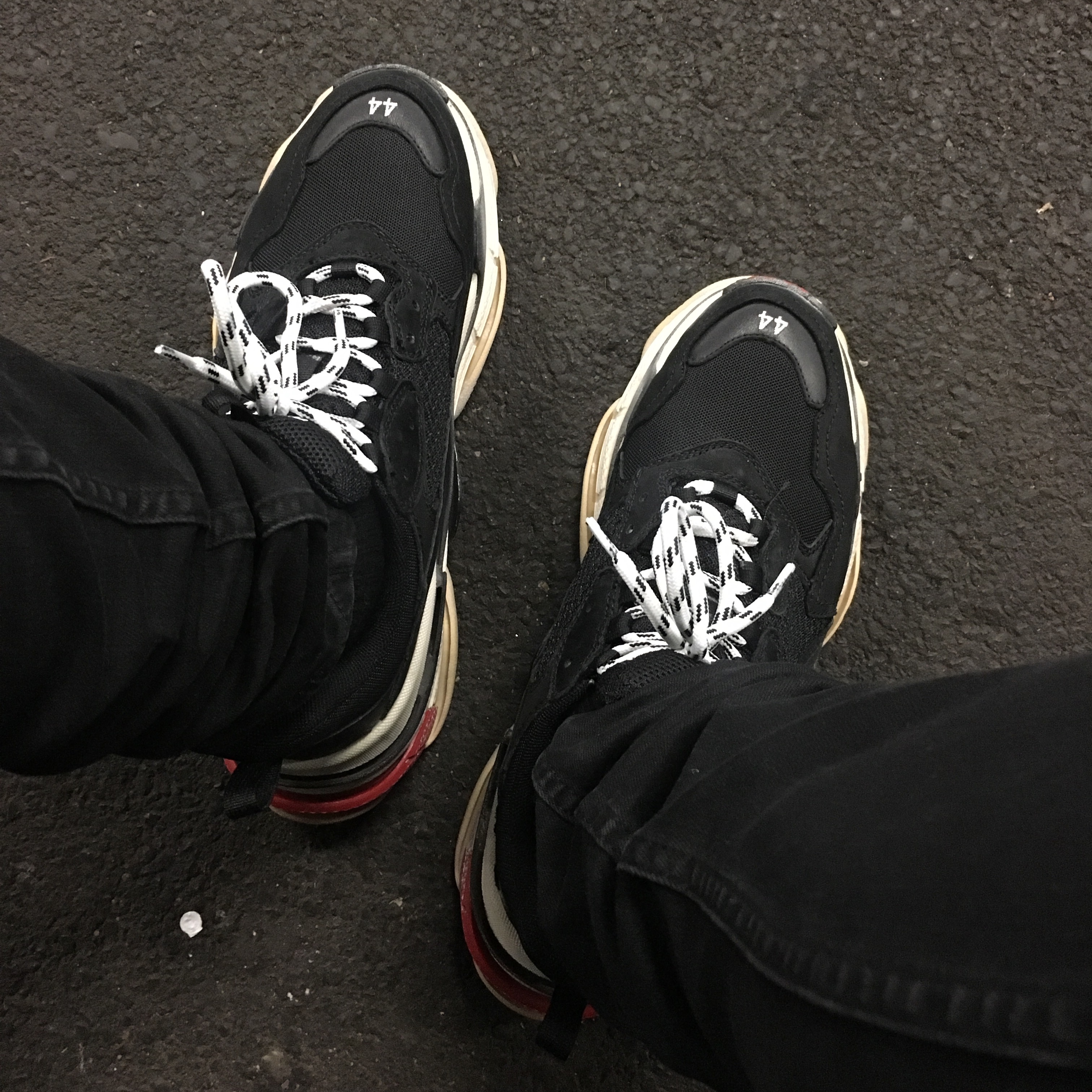 balenciaga shoes on feet